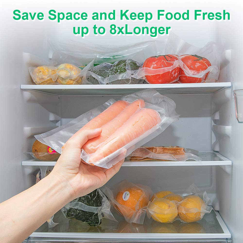 Preserve freshness and extend shelf life in the home kitchen with a roll of Food Vacuum Bags for Vacuum Sealer Machine. Ideal for preserving food and kitchen supplies.