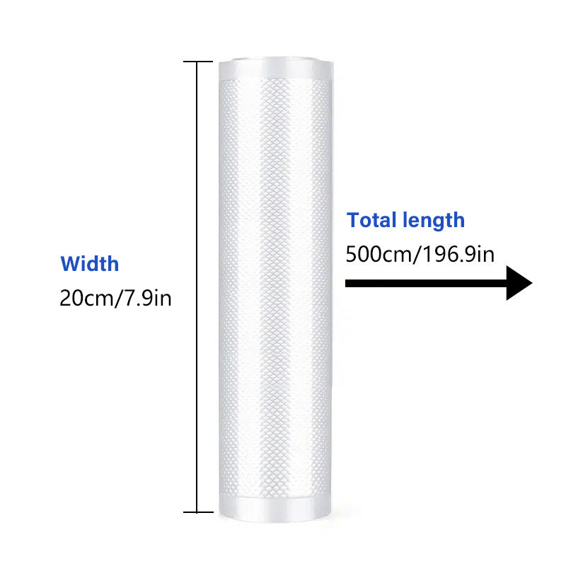 Keep your food fresher for longer with durable food-grade vacuum sealer bags in either 1 or 2pc rolls, essential kitchen supplies.