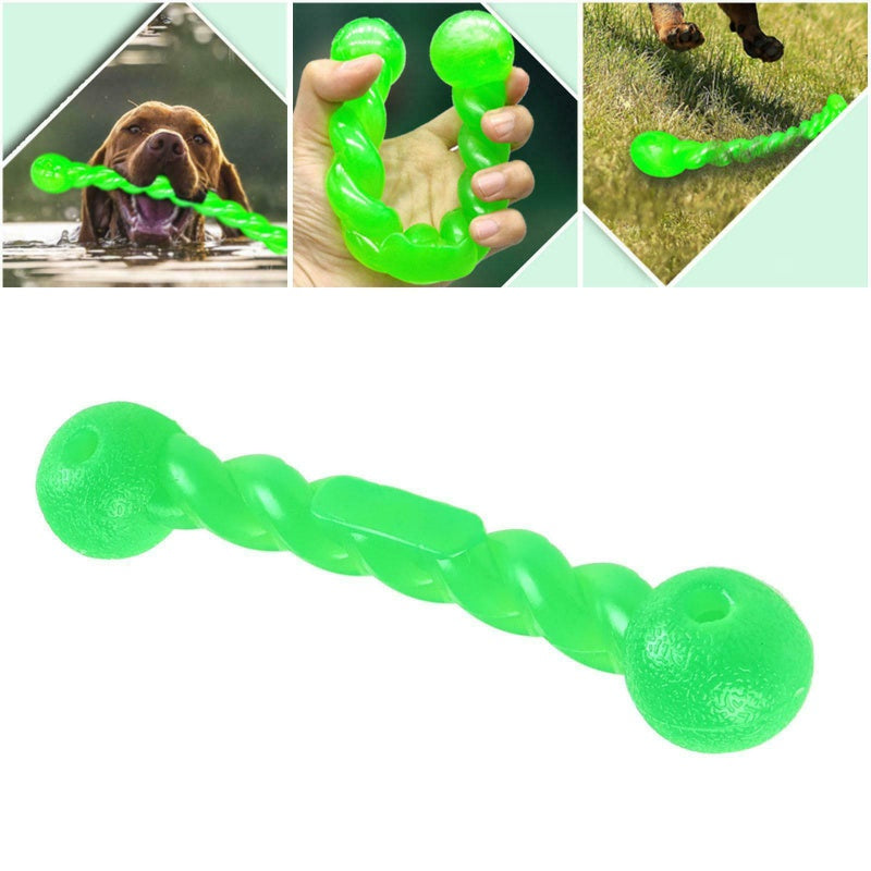 Rubber chew toy for medium to large dogs, ideal for aggressive chewers.