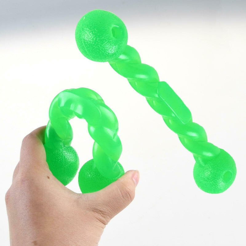 Rubber chew toy for medium to large dogs, ideal for aggressive chewers.