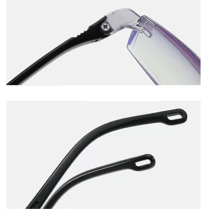 Presbyopic Glasses with Auto Zoom for Men/Women to See Far and Near, Relieve Eye Fatigue. Includes Glasses Case.