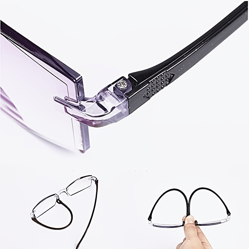 Presbyopic Glasses with Auto Zoom for Men/Women to See Far and Near, Relieve Eye Fatigue. Includes Glasses Case.