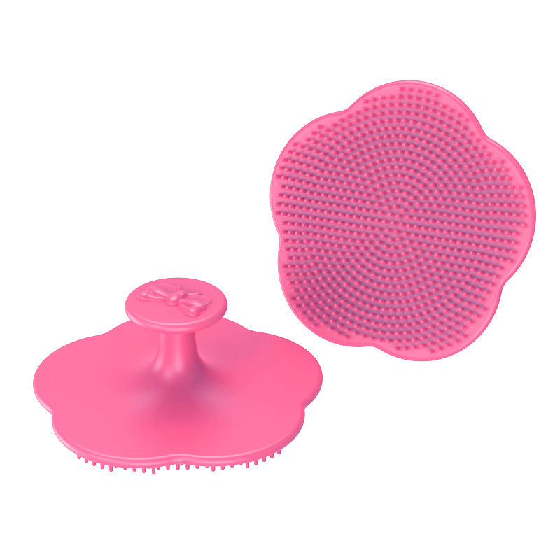 Gentle and plump-headed infant bathing hair cleaning brush massager comb for newborns, perfect for Halloween, Thanksgiving, and Christmas gifting.