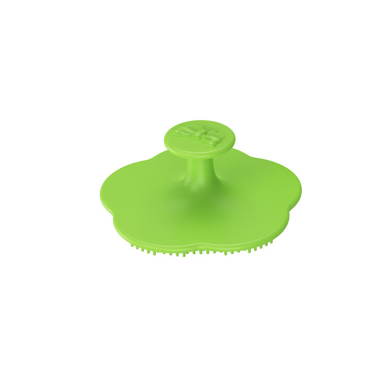 Gentle and plump-headed infant bathing hair cleaning brush massager comb for newborns, perfect for Halloween, Thanksgiving, and Christmas gifting.