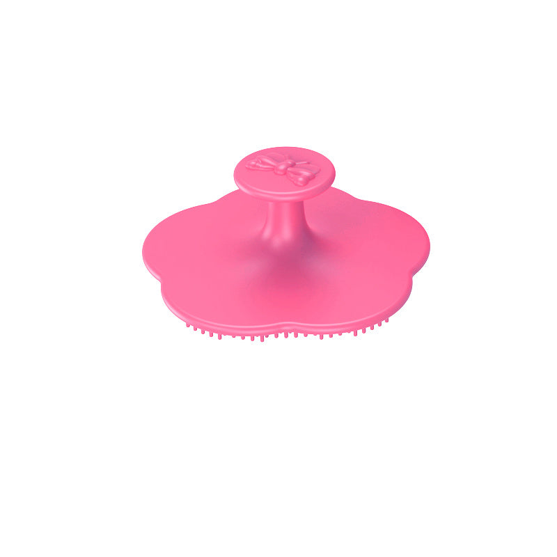 Gentle and plump-headed infant bathing hair cleaning brush massager comb for newborns, perfect for Halloween, Thanksgiving, and Christmas gifting.