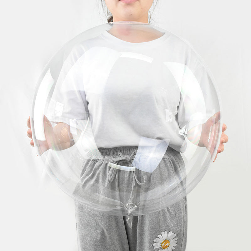 10 transparent Bobo bubble balloons ranging from 25.4-60.96cm for wedding, birthday, or baby shower decoration.