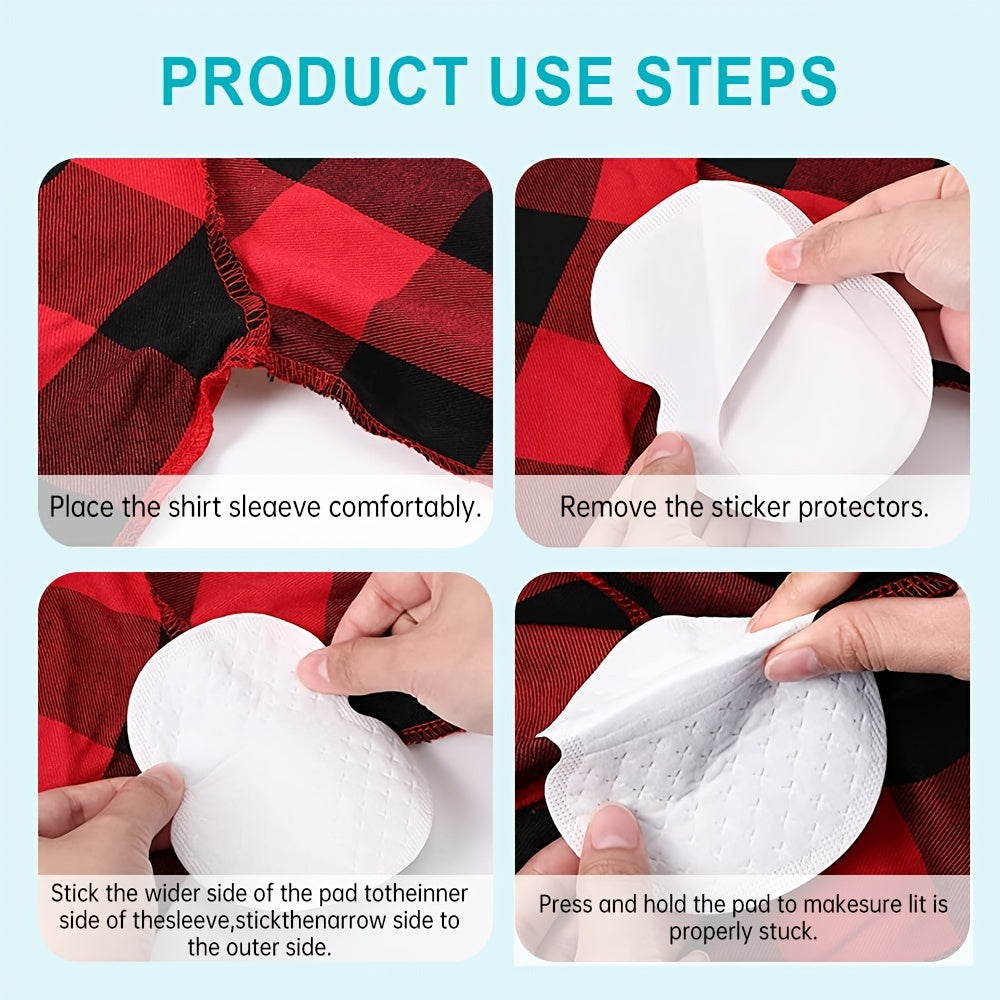 Stay fresh and comfortable all summer with 10 disposable underarm sweat pads.