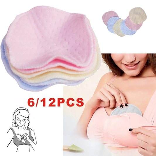 Leak-proof, washable nursing pads for breastfeeding, ultra soft and reusable.