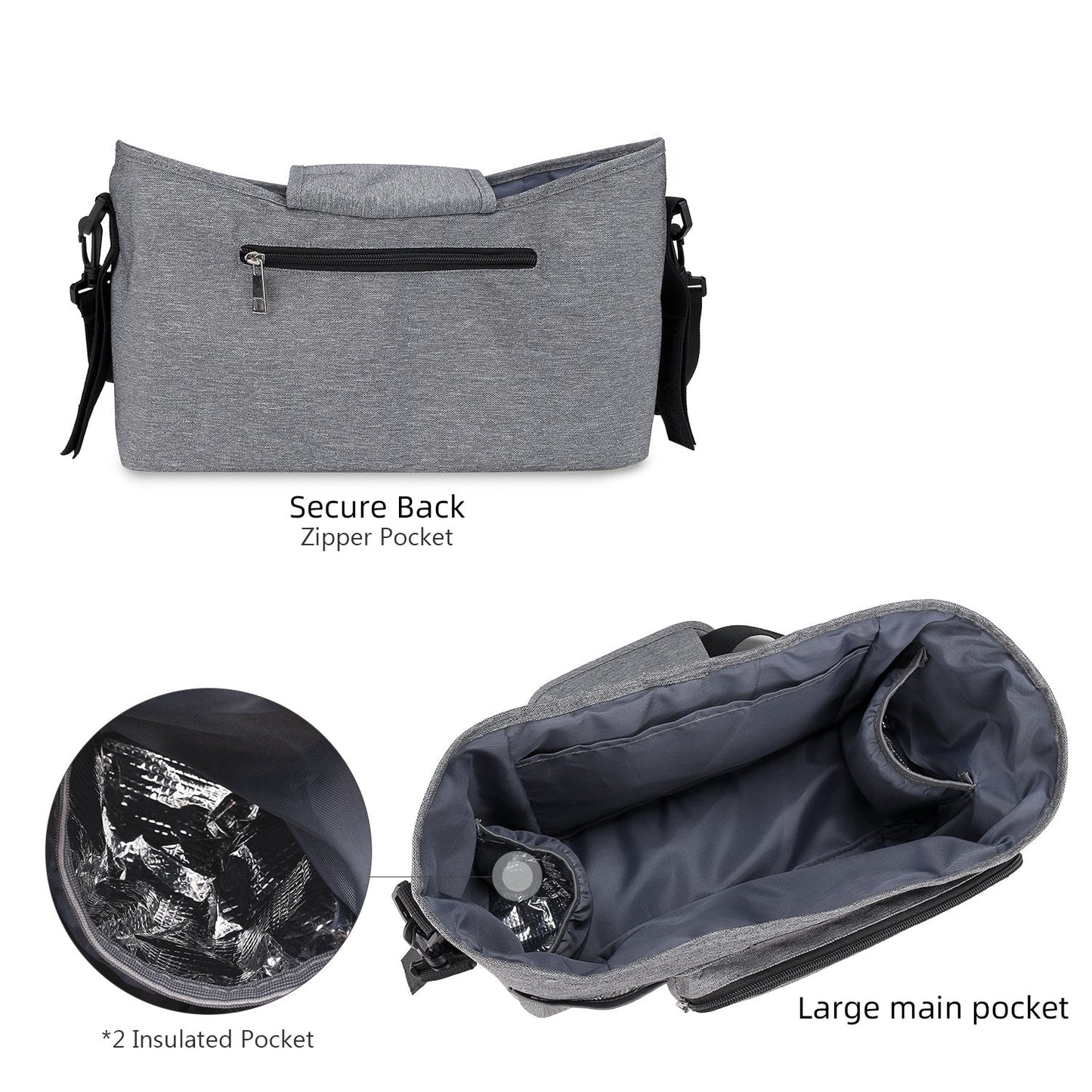 Mother Travel Stroller Bag - Outdoor Storage Bag for Strollers with One-Shoulder Mommy Bag, Wet Wipes and Paper Drawer Function, Heat Preservation - Perfect for Halloween, Thanksgiving, and Christmas Gifts