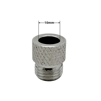 Woodworking drill guide sleeves made of stainless steel for 3mm-10mm, used as bushing for doweling and pocket hole jigs.