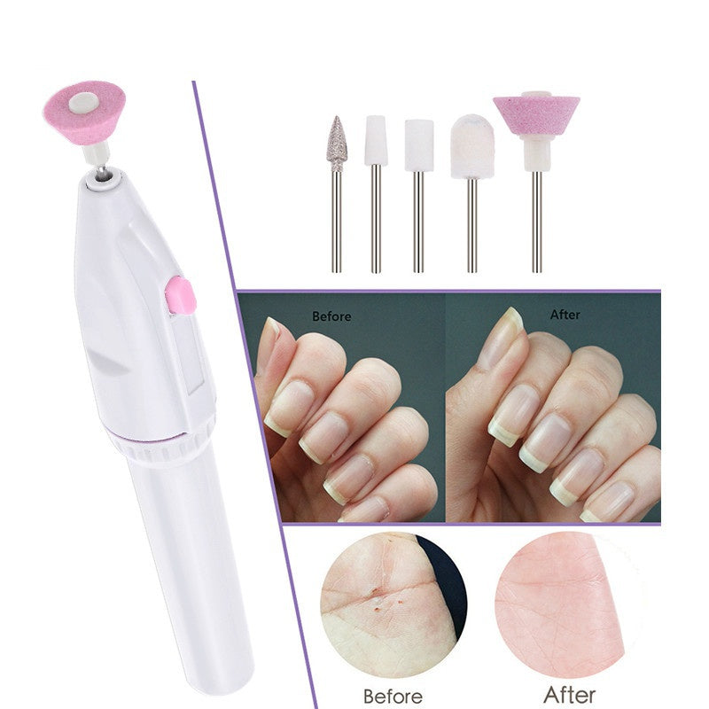 5 in 1 Electric Nail File Set for Manicure and Pedicure Art.