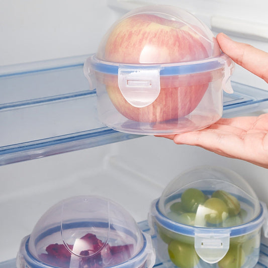 Leakproof Fresh Food Storage Box with Lid - Ideal for Storing Tomatoes, Onions, Apples, Blueberries, Salad, Rice, and More - Microwave and Heat Resistant - Kitchen Supplies for Home and Office Use