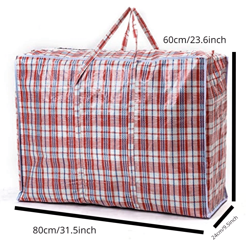 1 piece of XL Heavy-Duty Moving Packing Bags, Reusable Zip Bag for Storing and High Capacity Clothing Storage