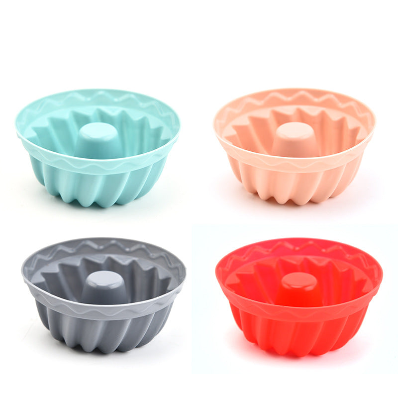 Silicone Heritage Mini Bundt Pans - Set of 12 (6.5cm), Perfect for Fluted Tube Cake Making, Baking Tools, Kitchen Gadgets, and Accessories