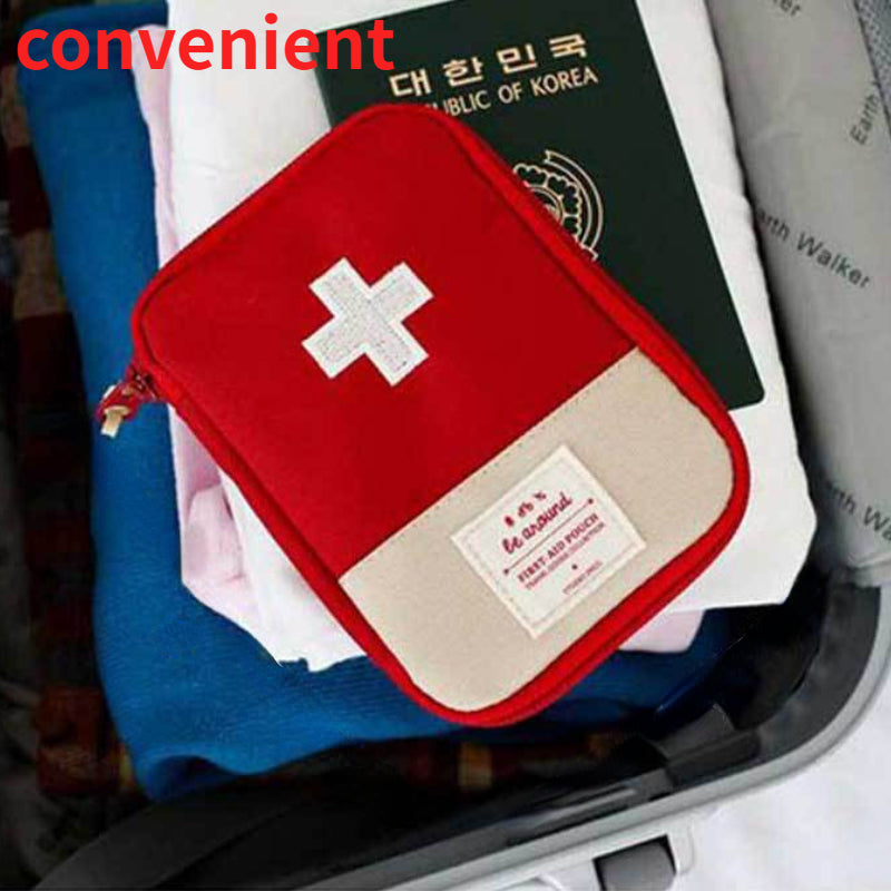 Convenient Portable Medicine Storage Bag for Travel, Camping, and Home Use - Zippered Medical Pouch for Easy Access