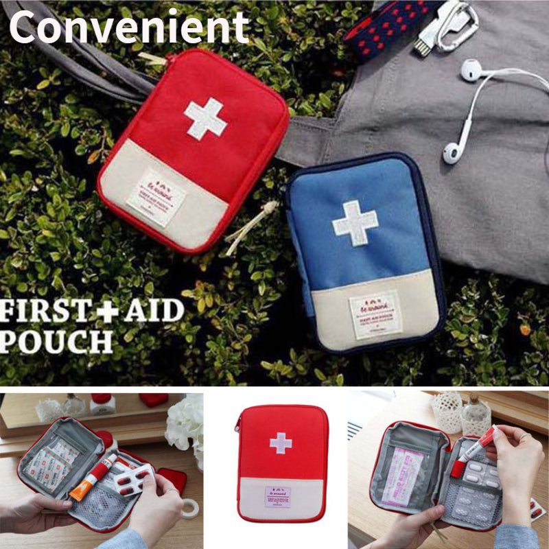 Convenient Portable Medicine Storage Bag for Travel, Camping, and Home Use - Zippered Medical Pouch for Easy Access