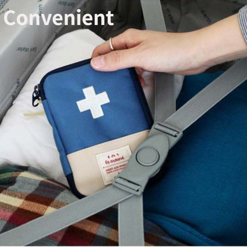 Convenient Portable Medicine Storage Bag for Travel, Camping, and Home Use - Zippered Medical Pouch for Easy Access