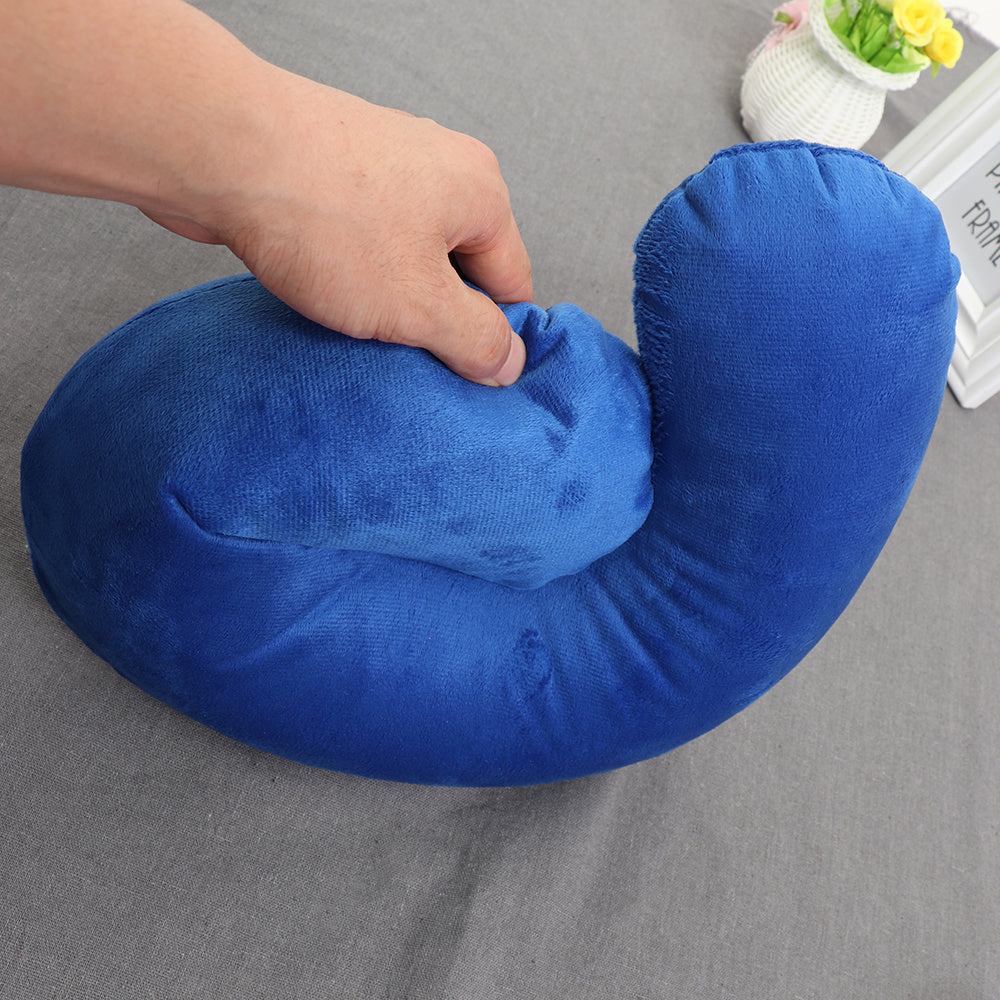 Travel in comfort with this Plush Memory Foam U-Shaped Travel Neck Pillow. Designed to provide optimal support for your head and neck, this cushion is perfect for long flights and daily relaxation. The machine washable cover makes it easy to keep clean