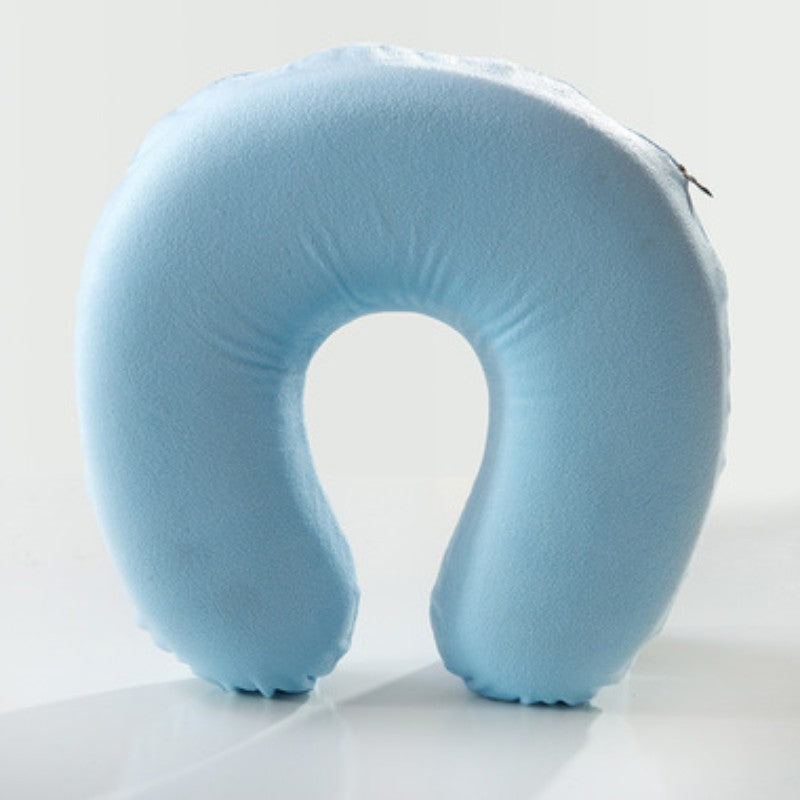 Travel in comfort with this Plush Memory Foam U-Shaped Travel Neck Pillow. Designed to provide optimal support for your head and neck, this cushion is perfect for long flights and daily relaxation. The machine washable cover makes it easy to keep clean