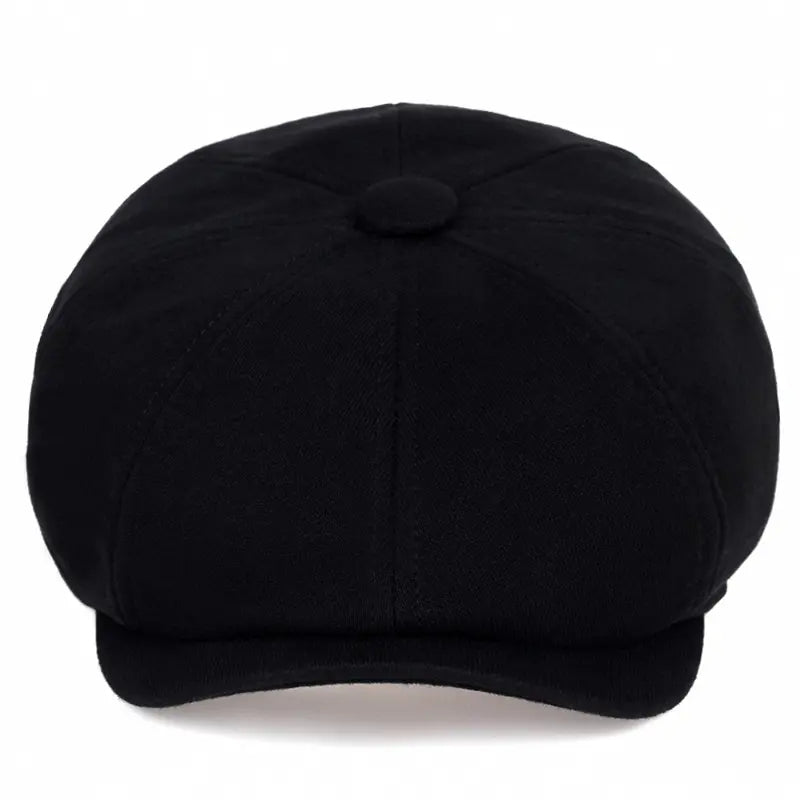 Lightweight unisex beret in solid color for casual wear, suitable for both women and men.