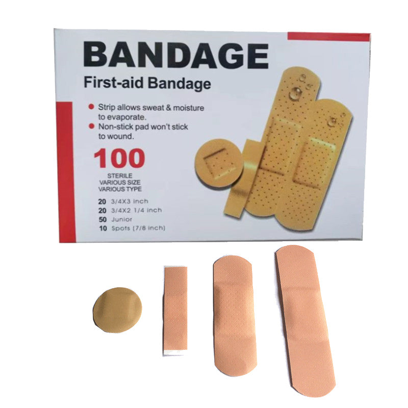 100 waterproof anti-bacterial bandages for emergency first aid kit