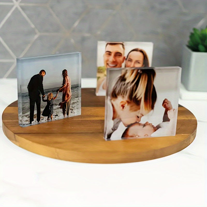 Customized Full Screen Acrylic Photo Frame with Glossy Finish - Perfect Keepsake for Cherished Memories and Special Moments