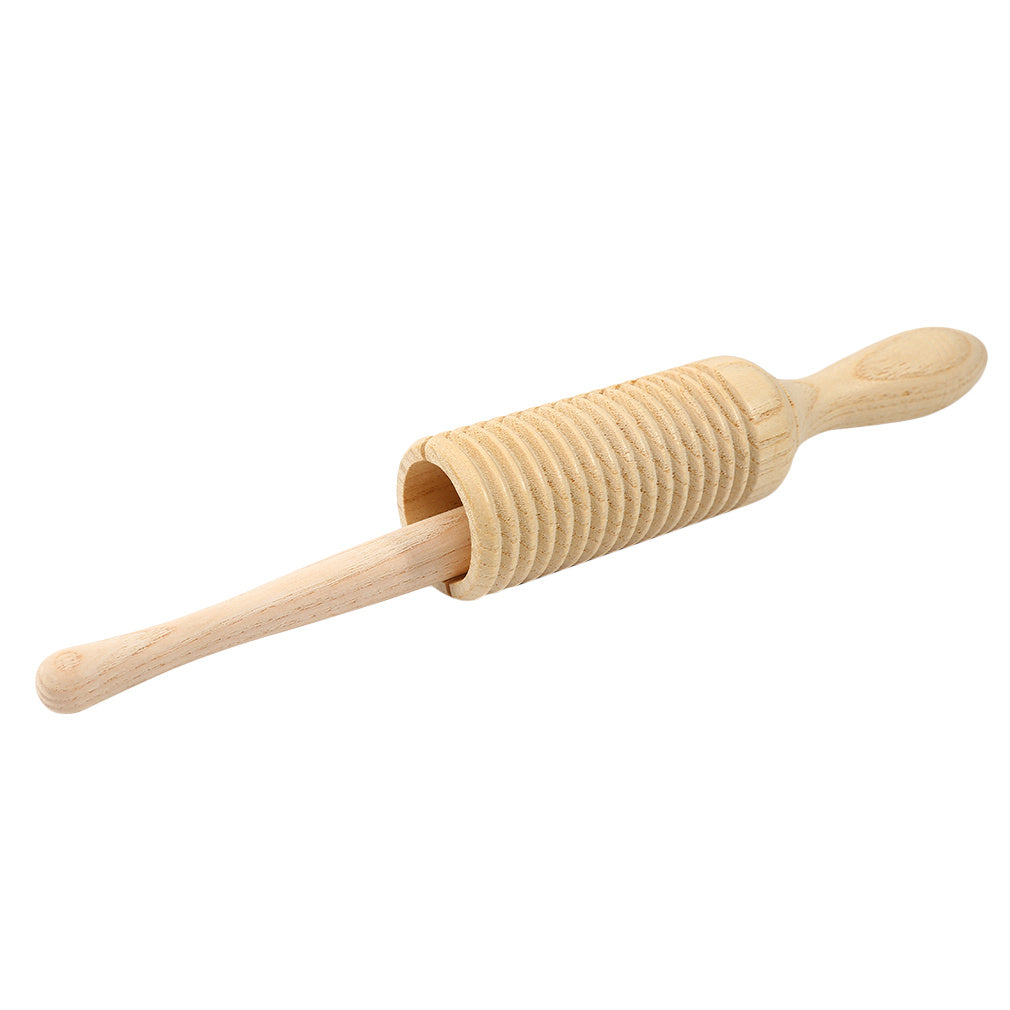 Wooden Sound Tube with Croak Frog Barrel Design - Fun and Educational Eid Al-Adha Mubarak