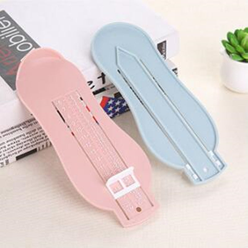 Baby foot measuring tool for shoes sizes.