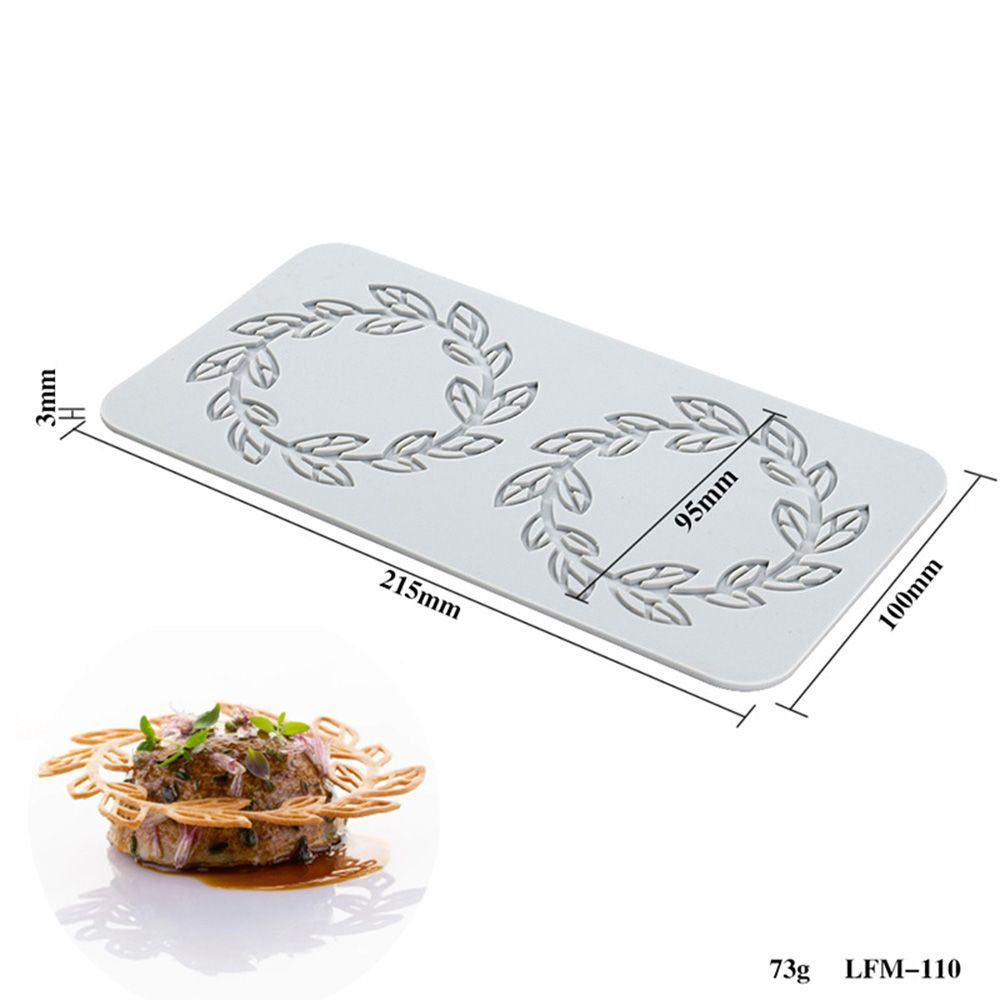 Silicone Mold for DIY Craft Baking: Flower Leaf Patterns Cake Lace Mat - Ideal for Decoration and Printing Molds