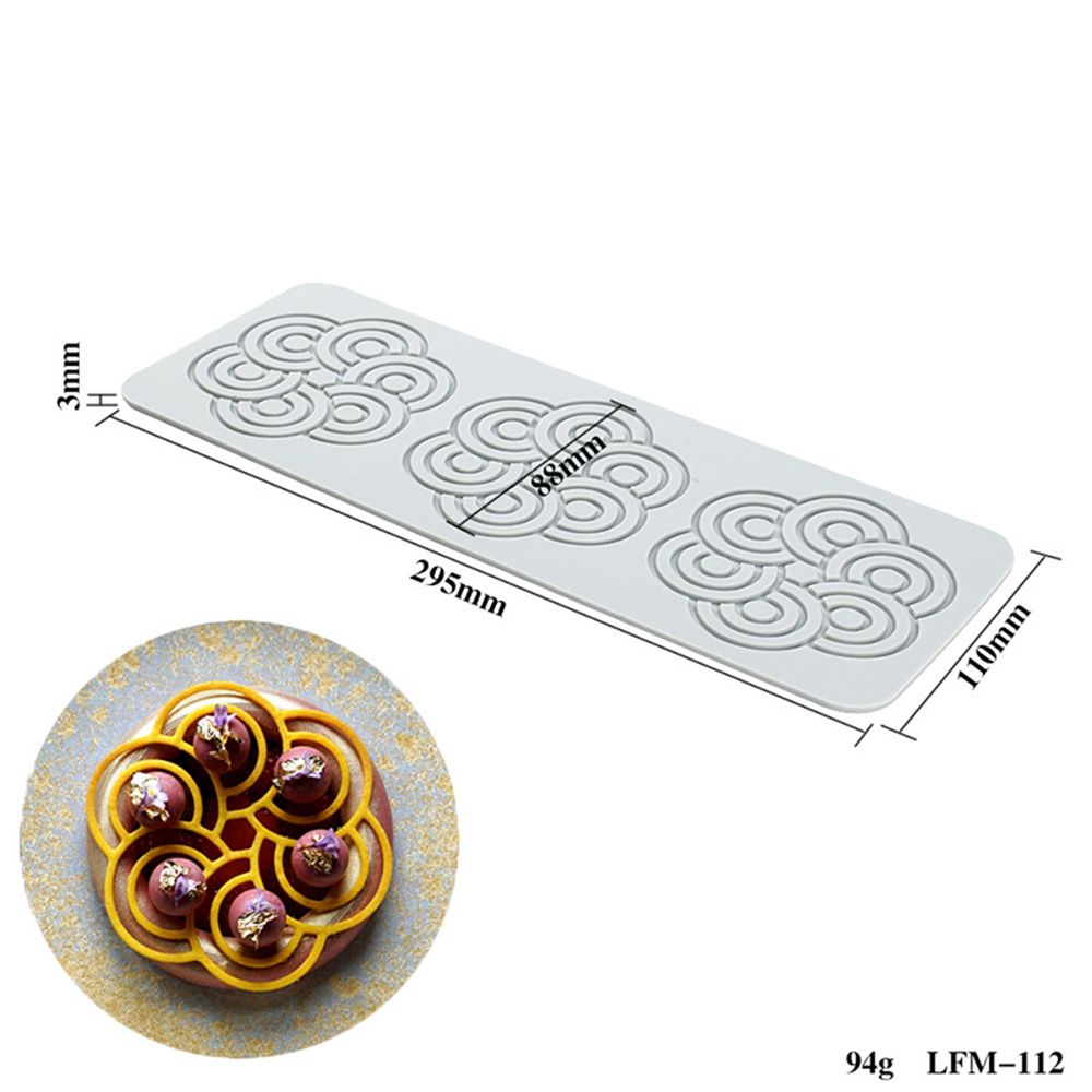 Silicone Mold for DIY Craft Baking: Flower Leaf Patterns Cake Lace Mat - Ideal for Decoration and Printing Molds