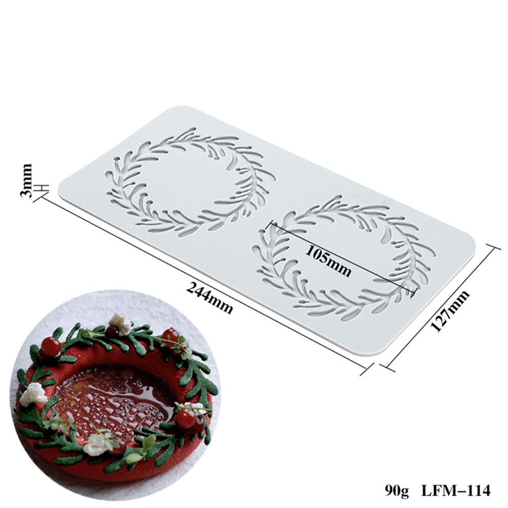 Silicone Mold for DIY Craft Baking: Flower Leaf Patterns Cake Lace Mat - Ideal for Decoration and Printing Molds