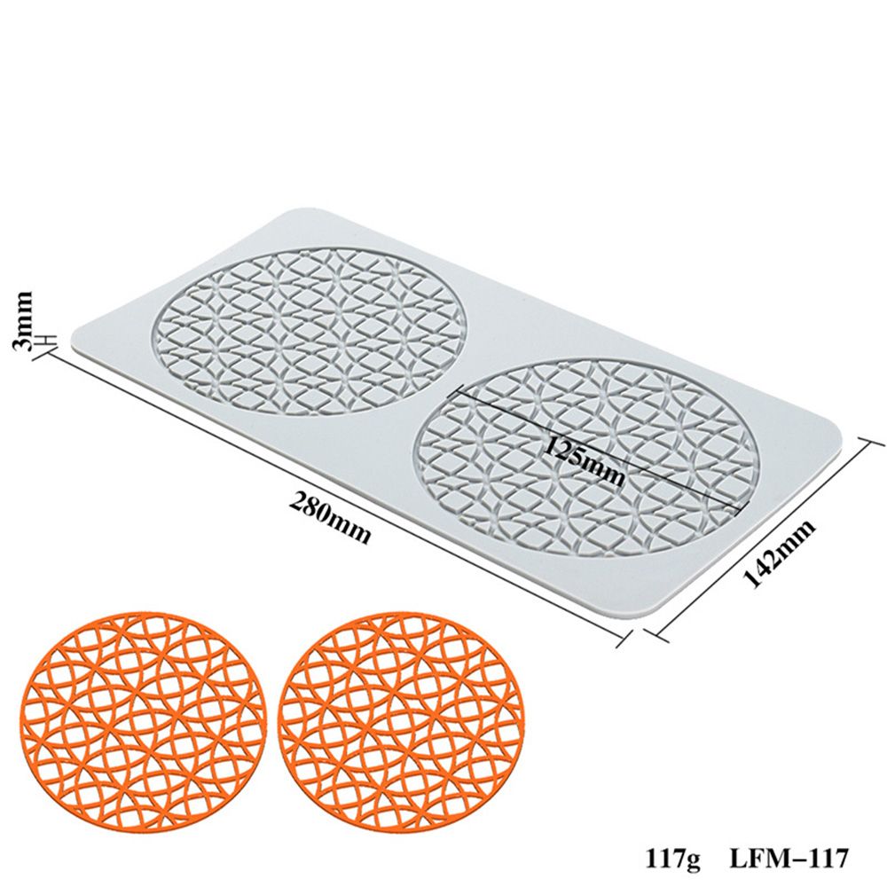 Silicone Mold for DIY Craft Baking: Flower Leaf Patterns Cake Lace Mat - Ideal for Decoration and Printing Molds