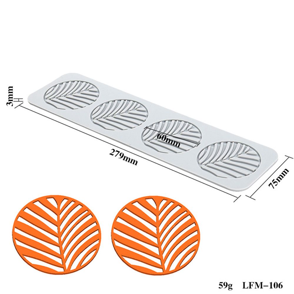 Silicone Mold for DIY Craft Baking: Flower Leaf Patterns Cake Lace Mat - Ideal for Decoration and Printing Molds