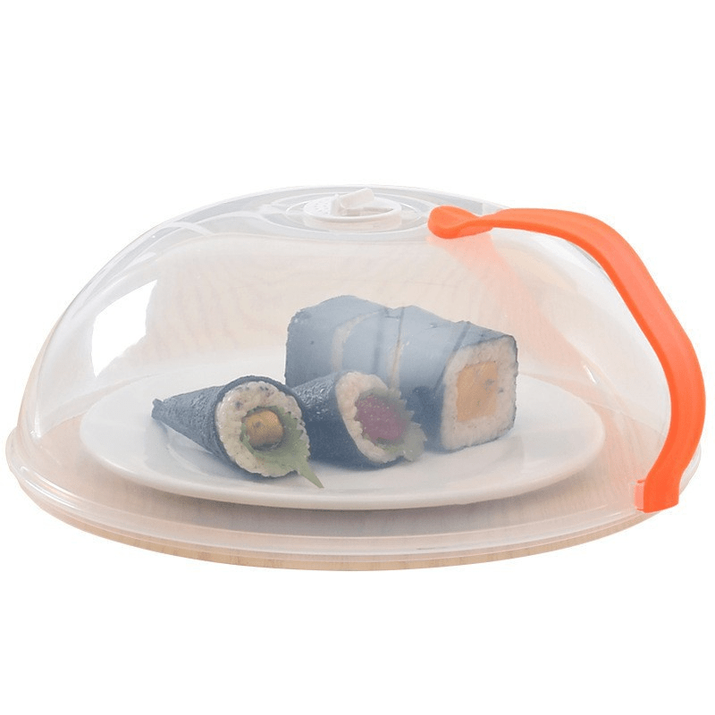 Heat-resistant Microwave Food Cover protects food quickly and efficiently. This transparent cover is non-stick, anti-splash, airtight, and reusable, making it an essential oil-proof kitchen accessory.