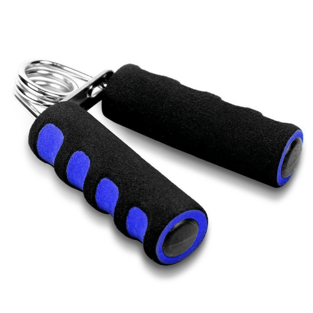 Foam hand gripper for fitness training.