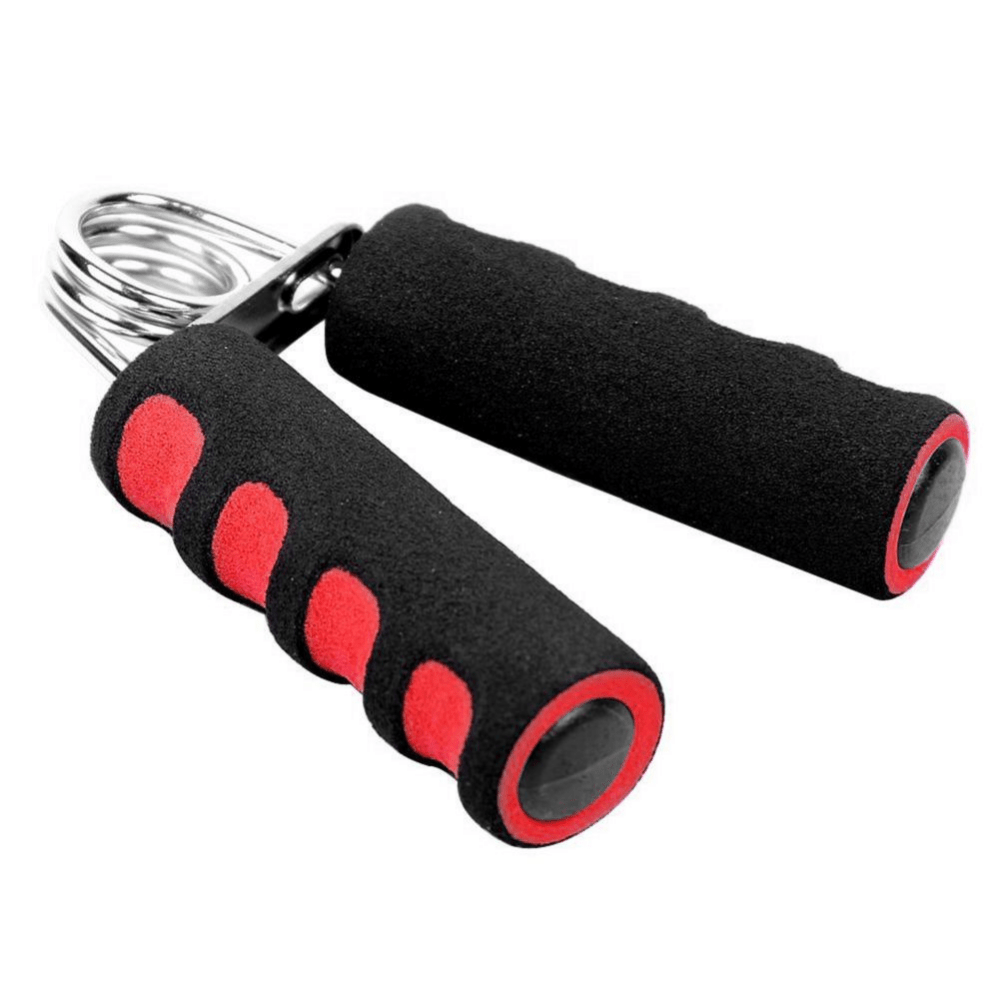 Foam hand gripper for fitness training.