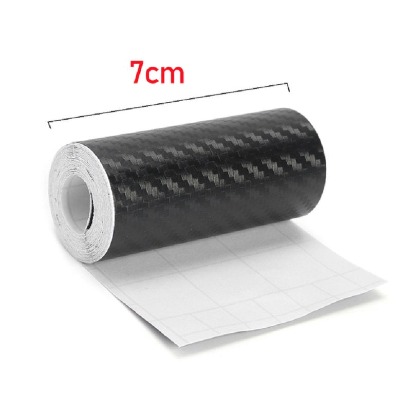 Improve car protection with DIY scratch-proof waterproof film for thresholds made of 5M carbon fiber.