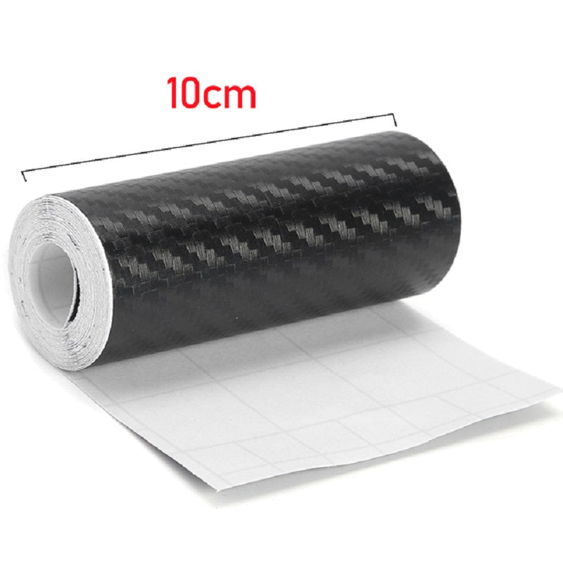 Improve car protection with DIY scratch-proof waterproof film for thresholds made of 5M carbon fiber.