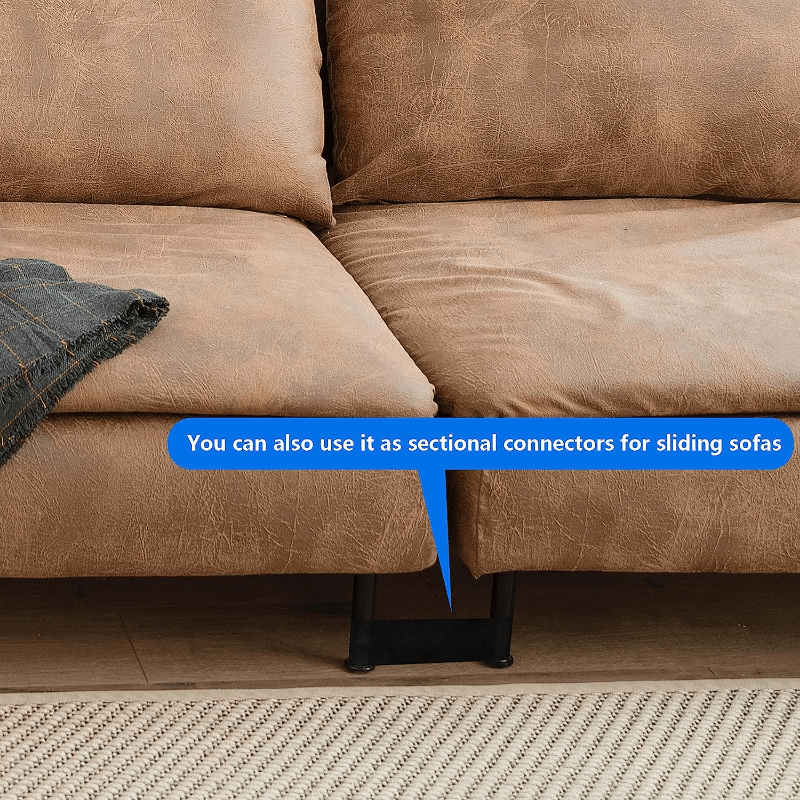 Block toys from sliding under your sofa with the 1pc Under Sofa Toy Blocker. This adjustable gap bumper includes sectional connectors for sliding sofas and a bumper guard to prevent things from slipping under your couch and furniture. Also, easily attach