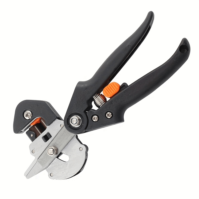 1 Set, Ergonomic 2-in-1 Garden Grafting & Pruning Tool Kit for Fruit Trees - Includes Stainless Steel Blade, Saw, Scissors, Cutting Board.