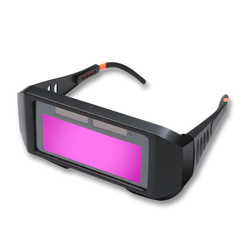 Auto darkening welding goggles for eye protection.