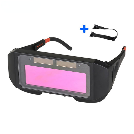 Auto darkening welding goggles for eye protection.