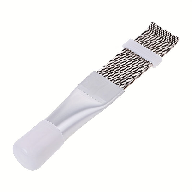 Air Conditioning Fin Cleaning Comb - Stainless Steel Brush - Straighten and clean your air conditioner fins with this handy tool. Perfect for maintaining your unit's efficiency. Ideal for apartments and dorm rooms. Great for back to school! Shop Now for