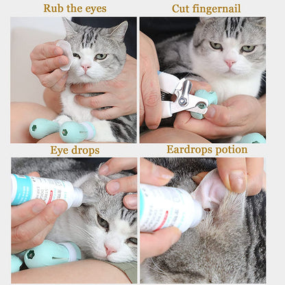 4 Anti-Scratch Cat Shoes Protect Cat's Paws during Grooming