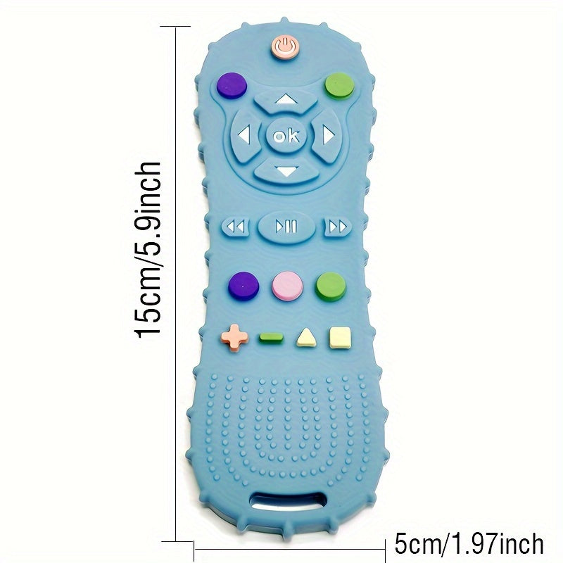 1 silicone remote control model toy made from soft silicone, perfect for toddlers to chew on. Ideal Easter gift for both boys and girls.