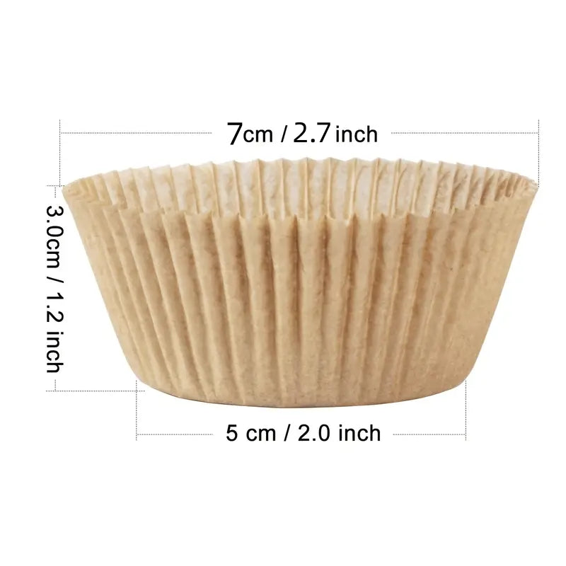 Baking Tools Set includes 100/200pcs Paper Cupcake Liners, Heat Resistant Cake Cups, Muffin Cup Molds - essential Kitchen Accessories