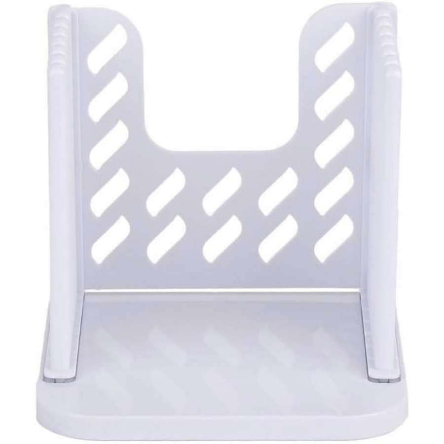 Adjustable Toast Slicer Cutting Guide - Perfect for Homemade Bread! 
This plastic bread slicer is ideal for slicing bread loaves. It is foldable and convenient for kitchen baking. Get yours in white now at a clearance price!