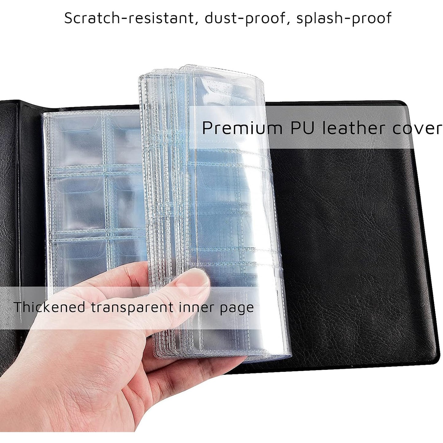 300 pocket black coin collection organizer book for 20-38mm coins