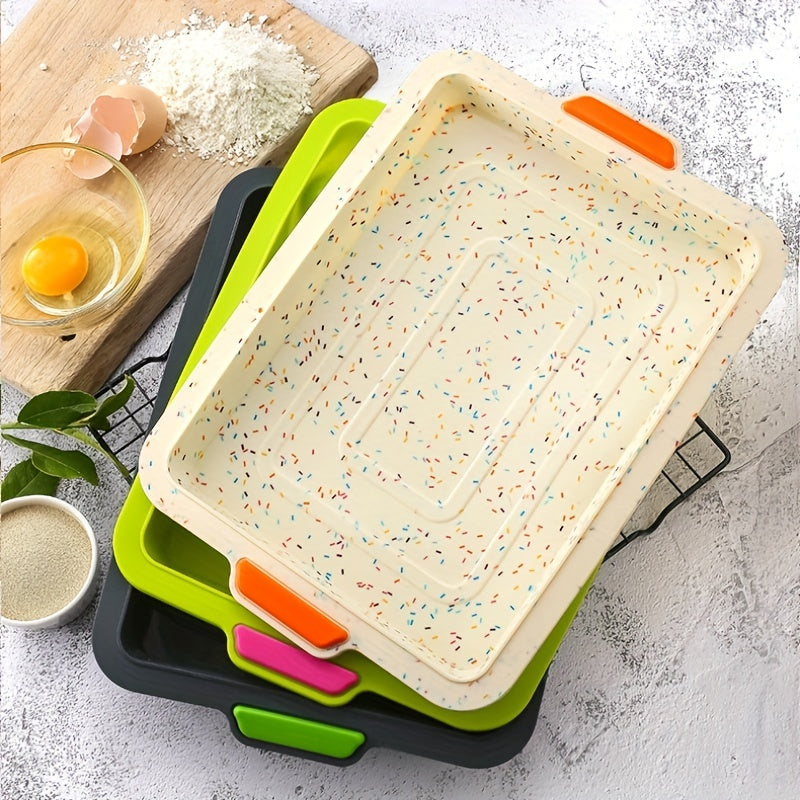 Top Pick: 13-inch Silicone Baking Pan - Non-Stick, BPA-Free, Food Grade Pastry Mat for Cakes, Cookies, and Brownies. Perfect for Pizza, Cake Rolls, and Eggshells