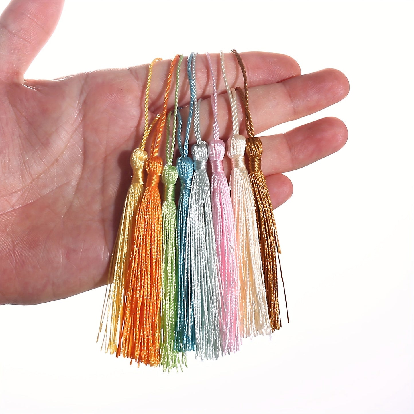 Bookmark tassels for crafts, keychain, and graduation - 100 to 144 pieces available. Perfect for DIY projects, jewelry making, and marking your favorite books. Ideal for adding a touch of elegance to your creations.